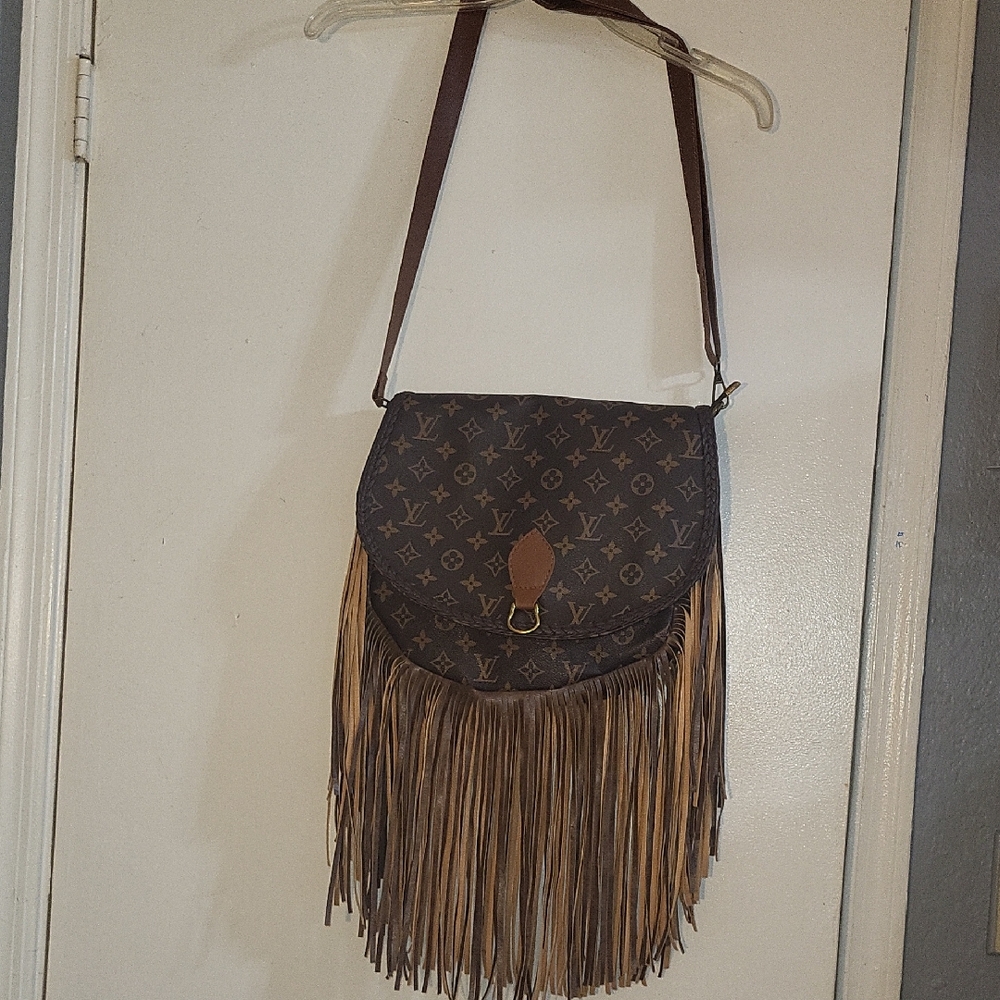 Brown Fringe Designer Shoulder Bag